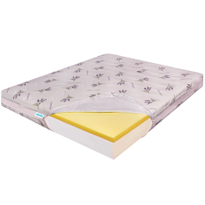 Saltea de pat Ortopedica, Memory HD 17+5+1, Lavanda Strong, 170x200 - imagine 1