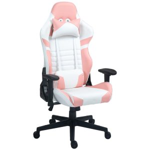 HOMCOM Scaun Gaming, Scaun Gamer de curse, Scaun pentru computer | Aosom Romania - imagine 1