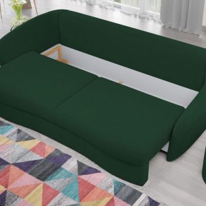 Canapea Velur Verde - imagine 4