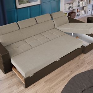 Coltar Paloma + 1 loc Crem / Maro - imagine 4