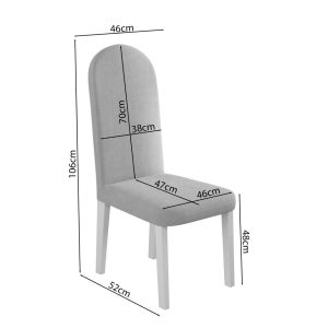 Pachet Mobila Coltar Cali Gri/Negru + Masa Grand Alba + 4 Scaune Grand Gri Deschis - imagine 12