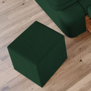 Taburet Cub Verde - imagine 3